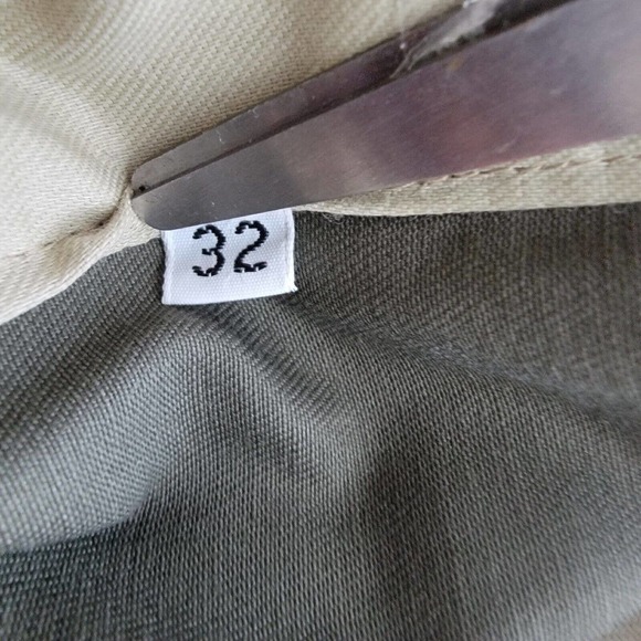 CORBIN OTC Off the Cuff Men's 32x28 Khaki Pleated Front Pants Green - Picture 5 of 5